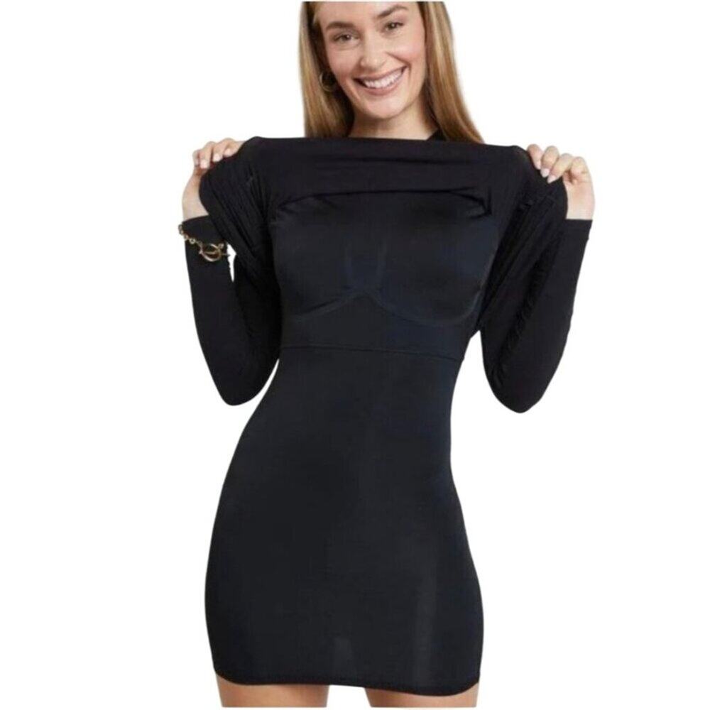 Shebird Dress Size 5 Black Aspen Shapewear New without Tags No flaws Clean smoke - Picture 4 of 15